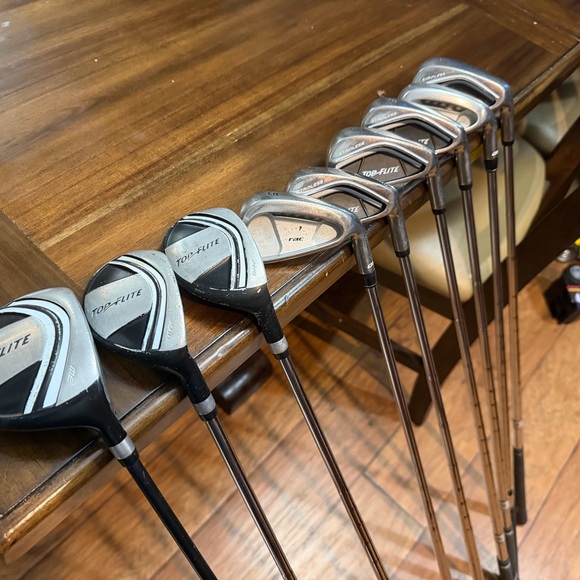 Top Flite Other - Top flite golf club set top flite irons hybrids wood golf clubs